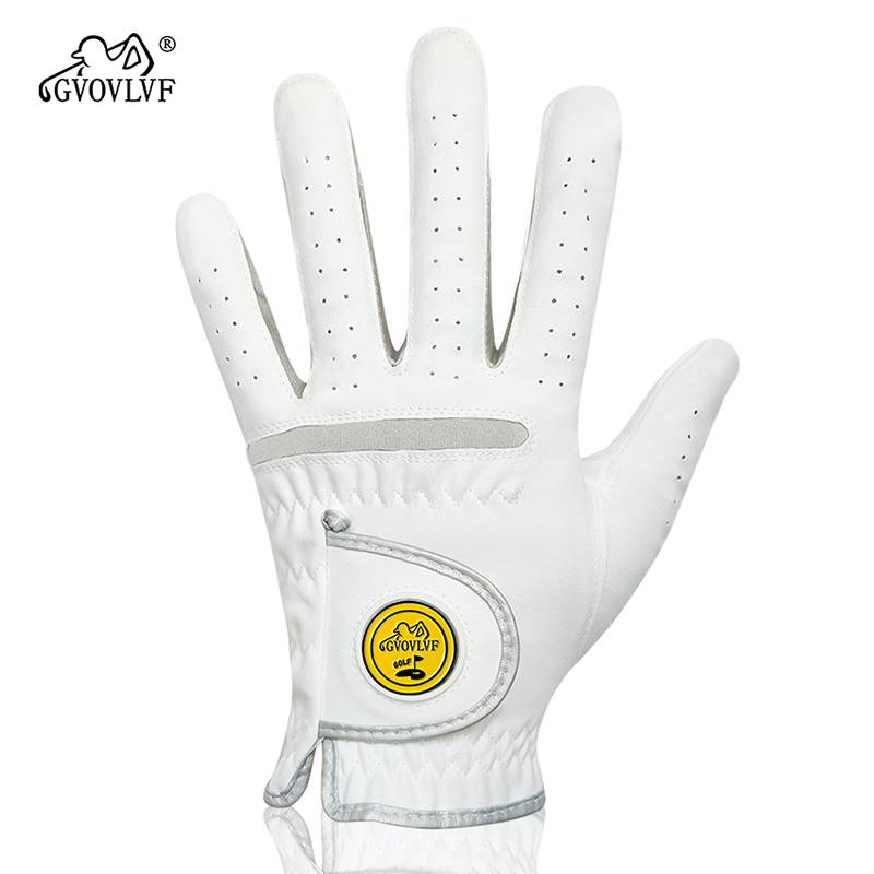 Golf glove men's blocked outdoor sports breathable left hand ultra -slim cloth material with Mac gloves