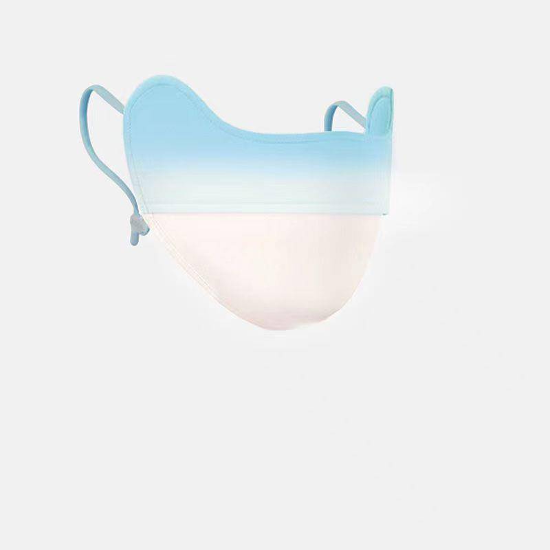 Ice-sense Golf sunscreen face protection against thin cheek face, Kini eye-protector, colour-changed face in summer