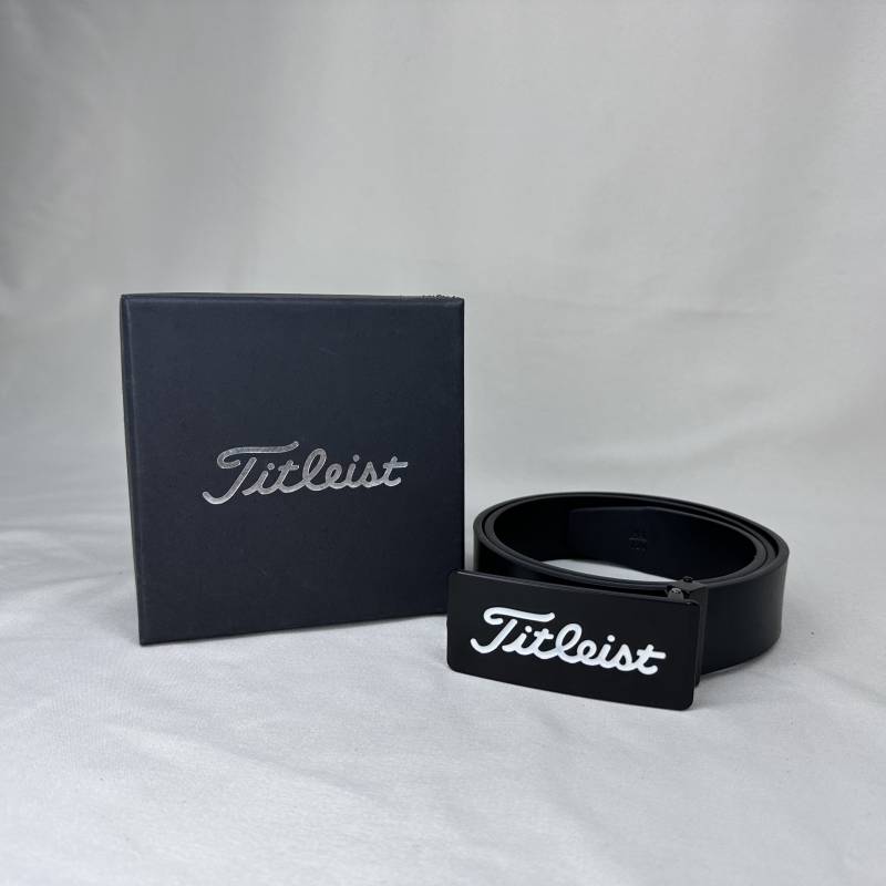 Golf belt casual fashion men's pants belt Golf Ms. White sports leather flat slide buckle wild belt