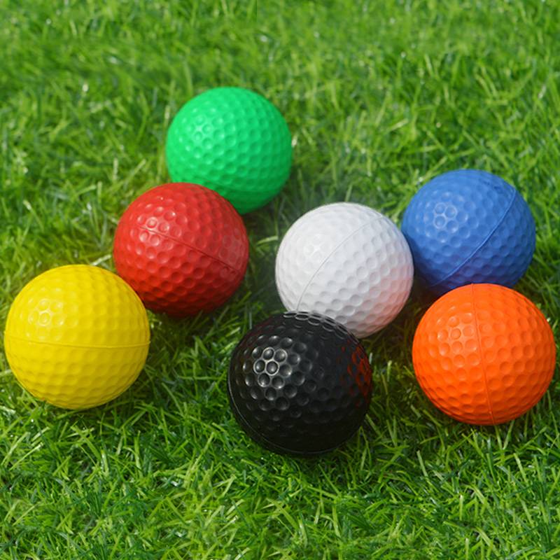 Golf soft ball sponge ball soak ball color ball room indoor golf practice ball children's toys fans products