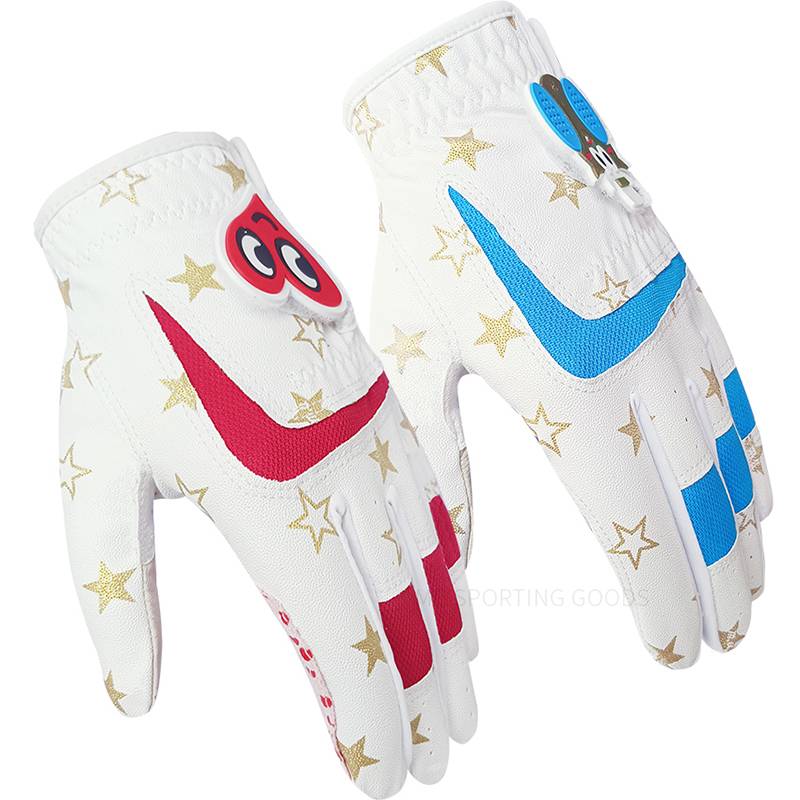 Golf glove children PU glove men and girls gloves soft and comfortable boys Golf gloves a pair of pairs