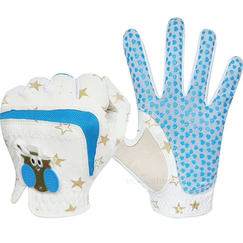 Golf glove children PU glove men and girls gloves soft and comfortable boys Golf gloves a pair of pairs