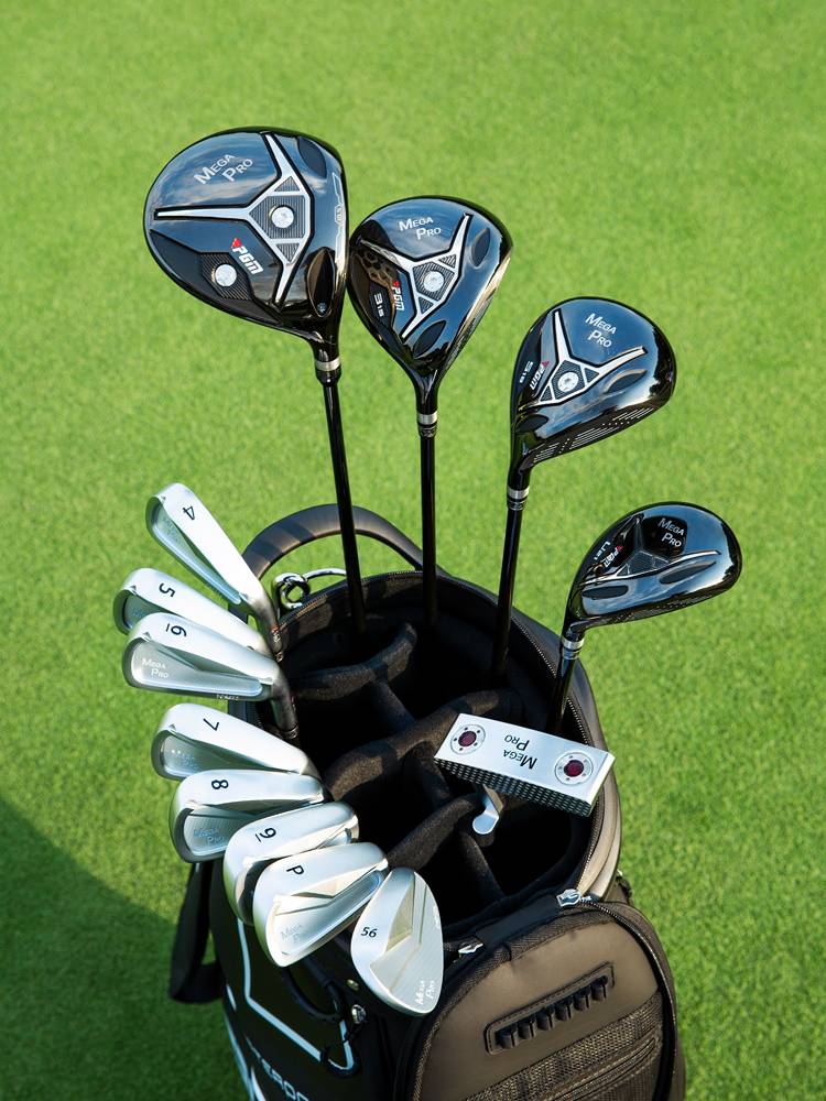 PGM golf club full set of high -end men's professional cock high rebound titanium gold No. 1 wooden carbon fiber technology