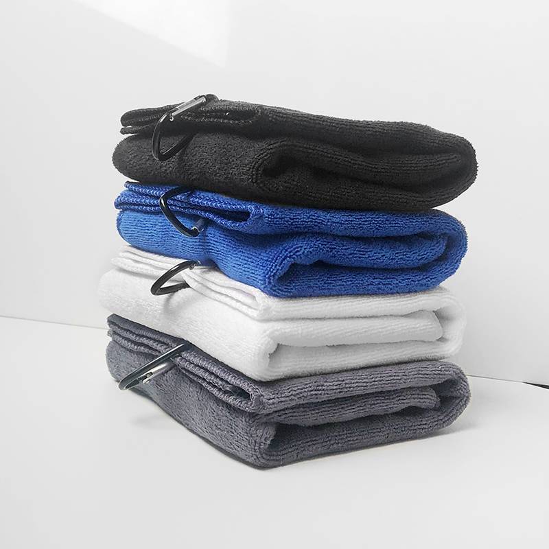 Golf towel wiping the ball club soft cotton rag presented hook practice end competition fan supplies