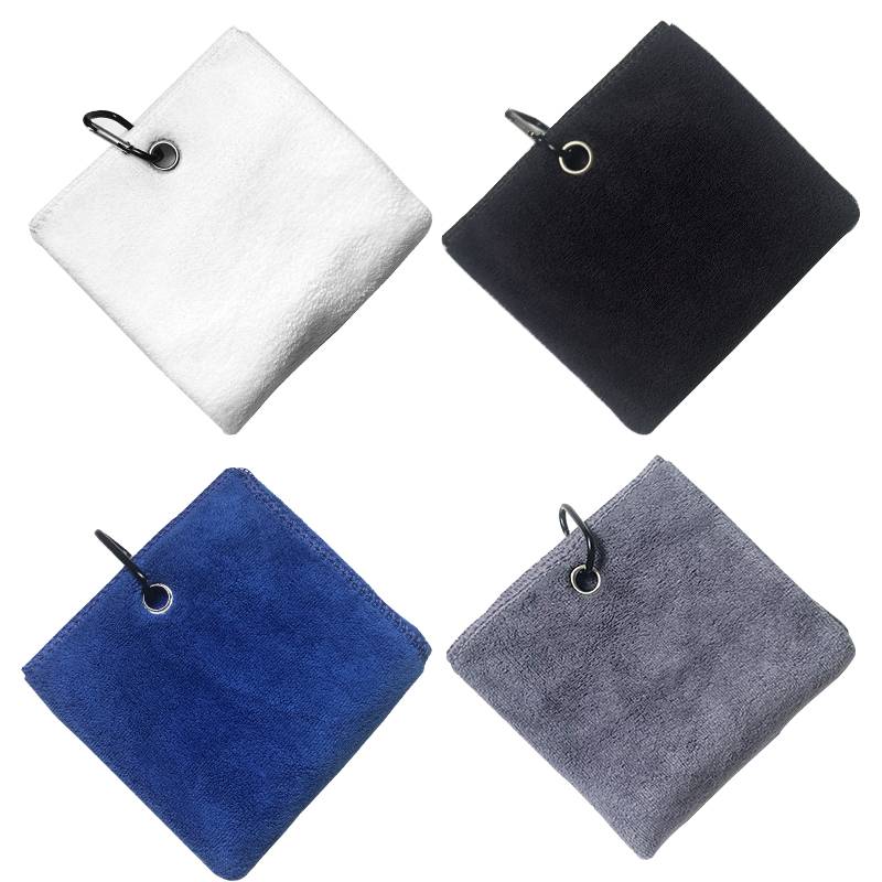 Golf towel wiping the ball club soft cotton rag presented hook practice end competition fan supplies
