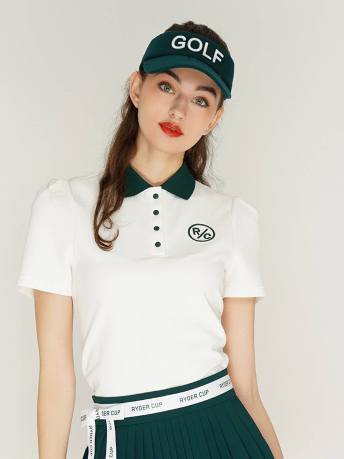 RyderCuplade Golf women's summer fashion sports shorts T-shirts for comfort polo