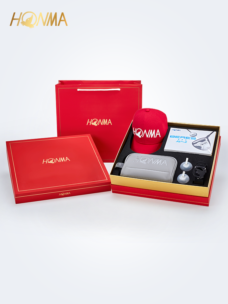 SIX SETS OF GOLF EQUIPMENT FOR THE NEW GOLF BOX OF HONMA