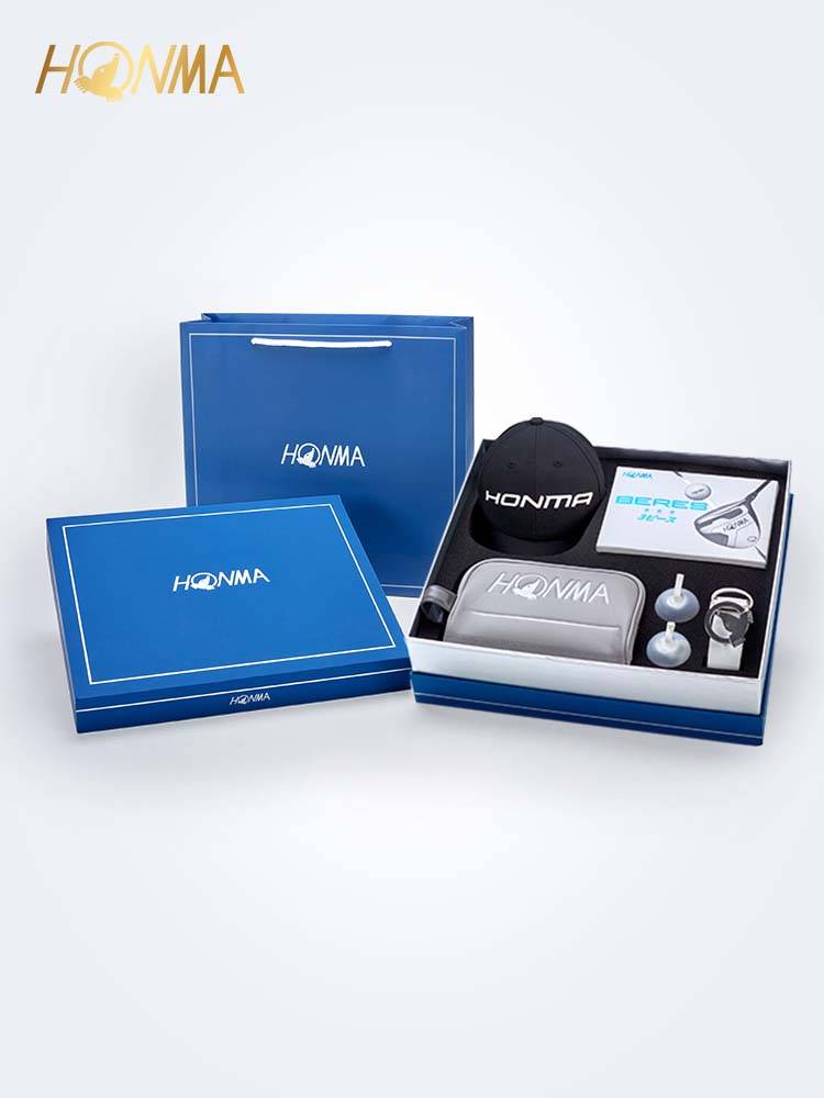 SIX SETS OF GOLF EQUIPMENT FOR THE NEW GOLF BOX OF HONMA