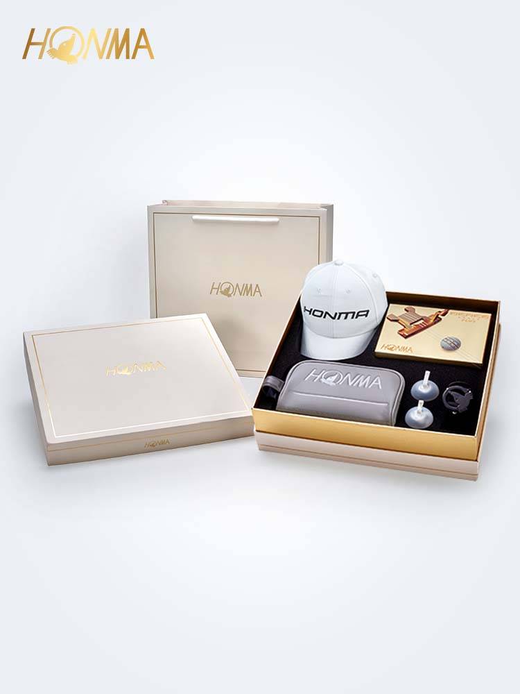 SIX SETS OF GOLF EQUIPMENT FOR THE NEW GOLF BOX OF HONMA