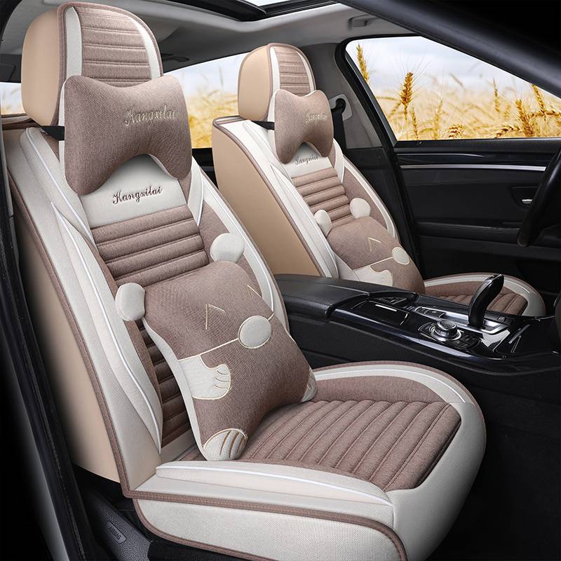 Car cushion Four Seasons GM Cushion Liney Cloth Case 2024 Summer Special Cartoon Picking Case Case