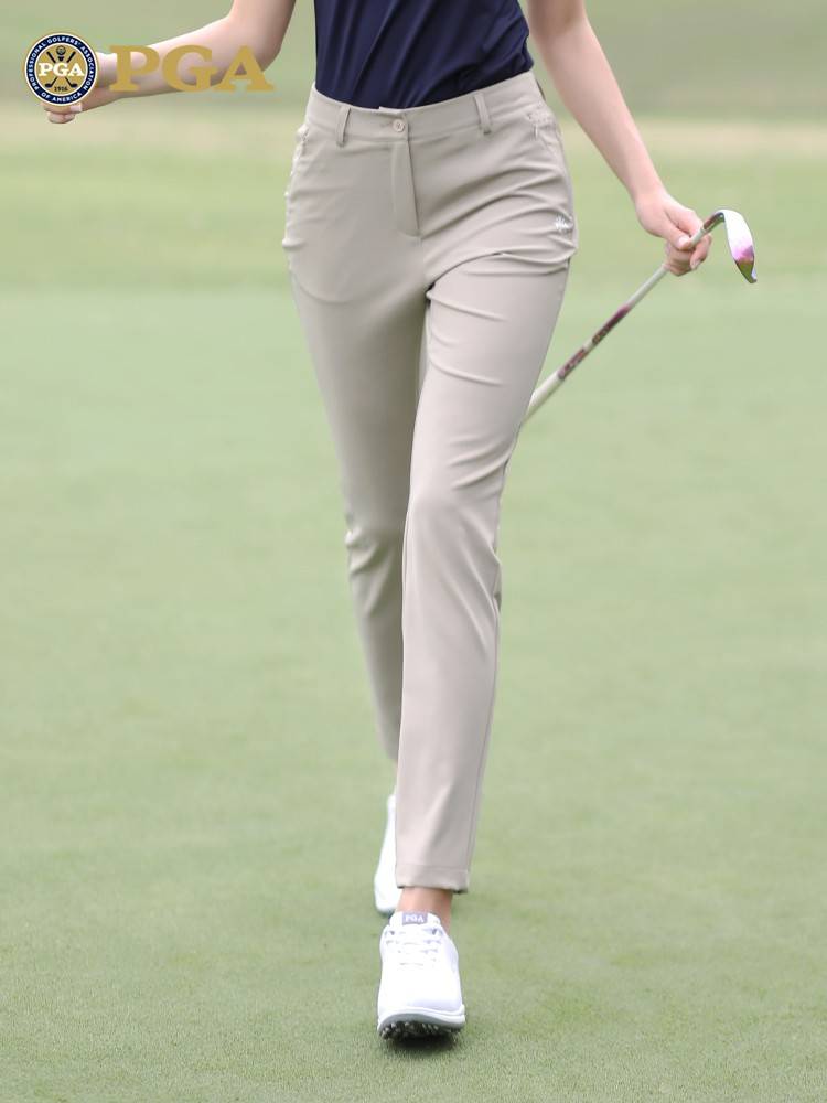 American PGA Golf Clothing Golf Women's Pants Golf Pants Girl Xia Xiu Xian Slender Speed and dry breathable