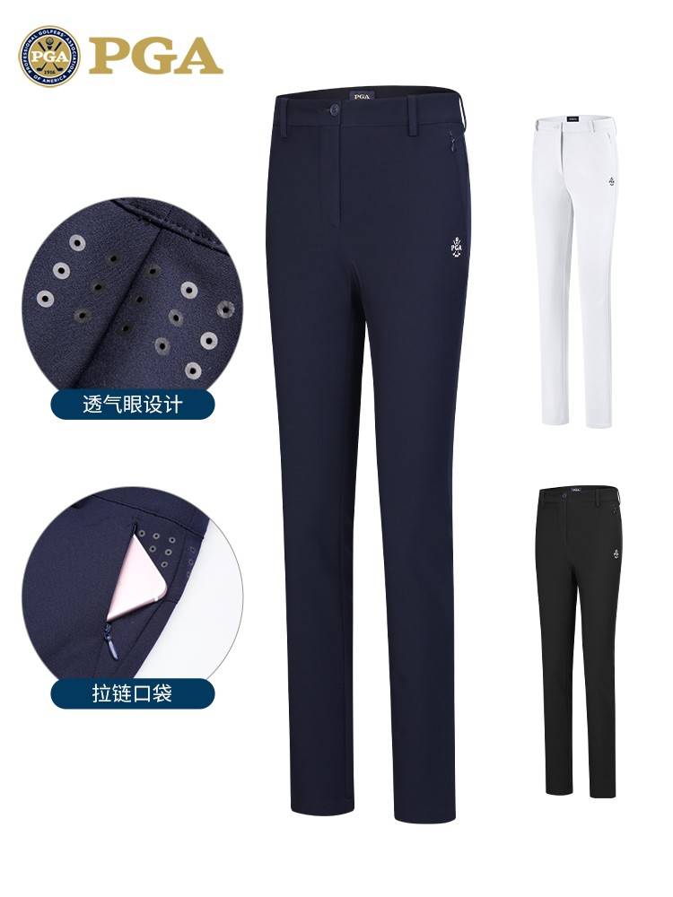 American PGA Golf Clothing Golf Women's Pants Golf Pants Girl Xia Xiu Xian Slender Speed and dry breathable