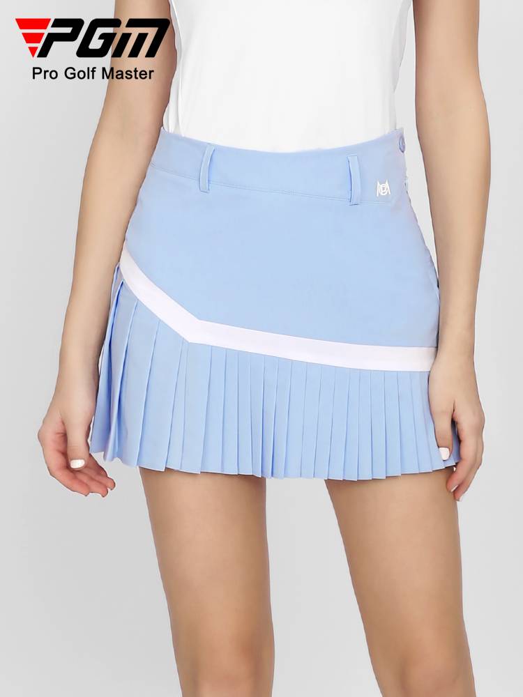 PGM golf skirt, girl summer new sports short skirt breathable leggings, half body skirt A -line skirt pleated skirt