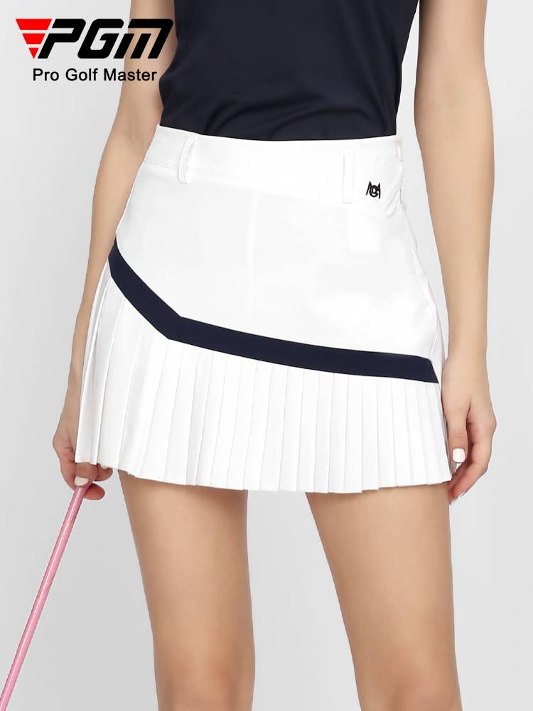 PGM golf skirt, girl summer new sports short skirt breathable leggings, half body skirt A -line skirt pleated skirt