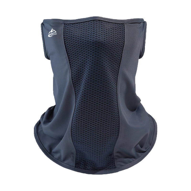 Outdoor ice-scattered tan mask, UV-protected neck-screeching golf net mask