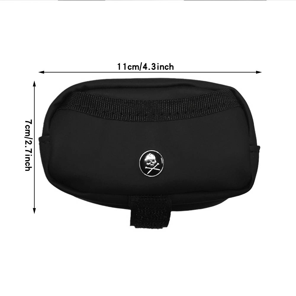 New golf small pocket double ball bag mini skull, Japanese and Korean fashion, portable, durable small compact accessories bag