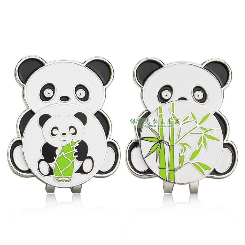 New magnetic Mark Golf caps, large and small panda bamboo straps, and fittings