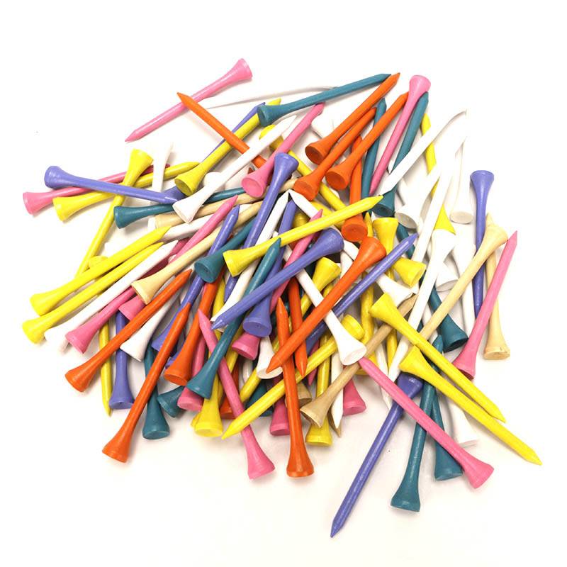 54mm wooden nails (100 pieces of mixed color delivery)
