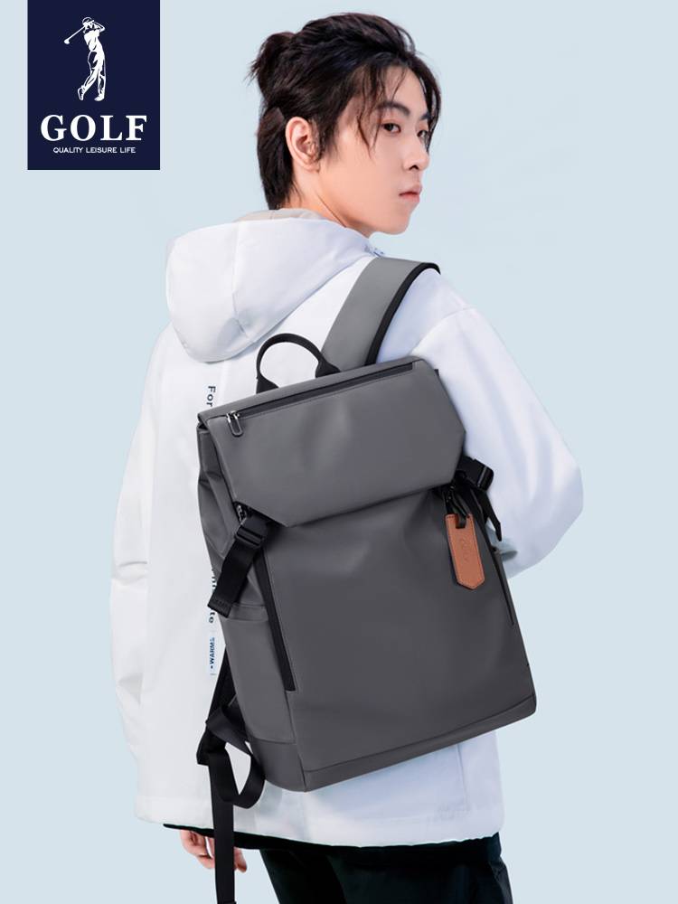 Golf backpack men's casual large -capacity travel backpack business computer bags high school college student schoolbags
