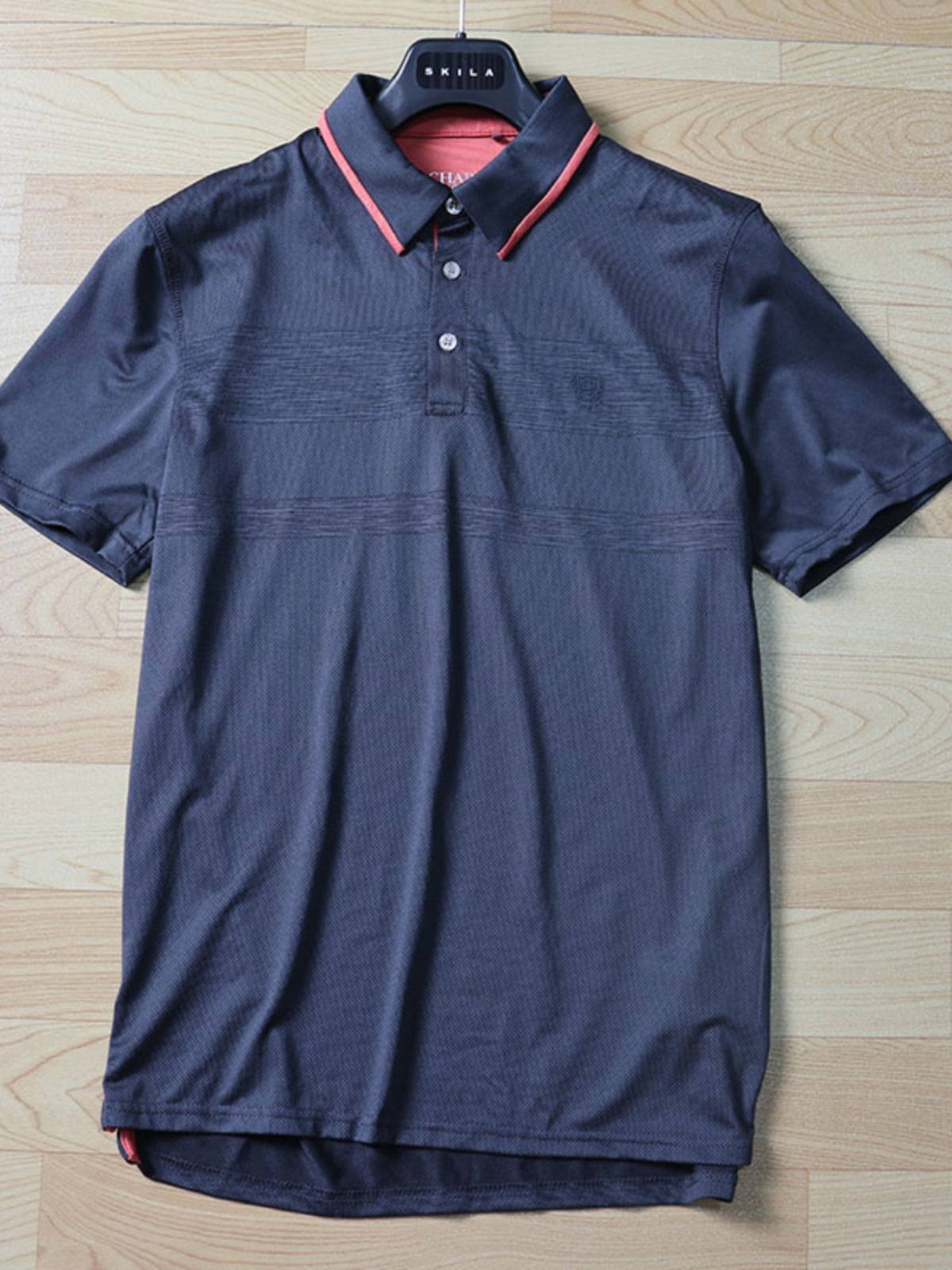 Four-face golf short-sleeve Polo man
