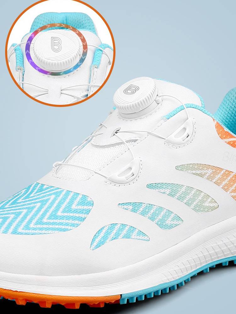 New product Birdie Golf Children's Shoes Male and Girls Rotating Shoes Belt Youth Waterproof Sports Shoes comfortable