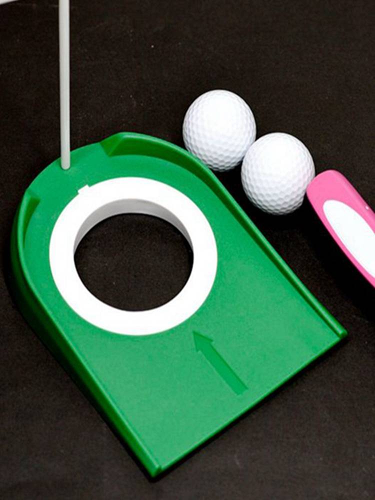 new golf ball indoor pushing rod exercise plastic disc