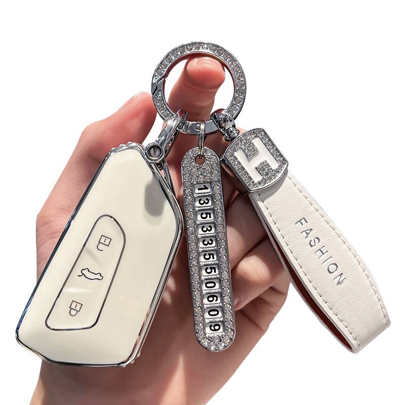 Volkswagen Golf 8 key cover ID.6X car ID.4 buckle 22 Lingdu caught mirror Crozz X -shell buckle girl