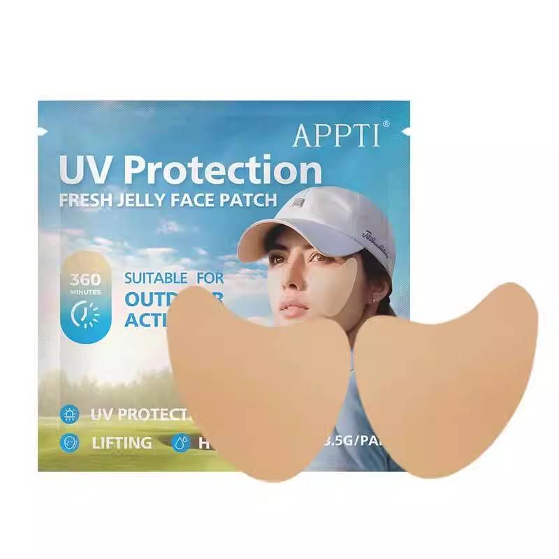 Golf sunscreened face and Korean sensitive muscle outdoor motion protection UV protection sticker
