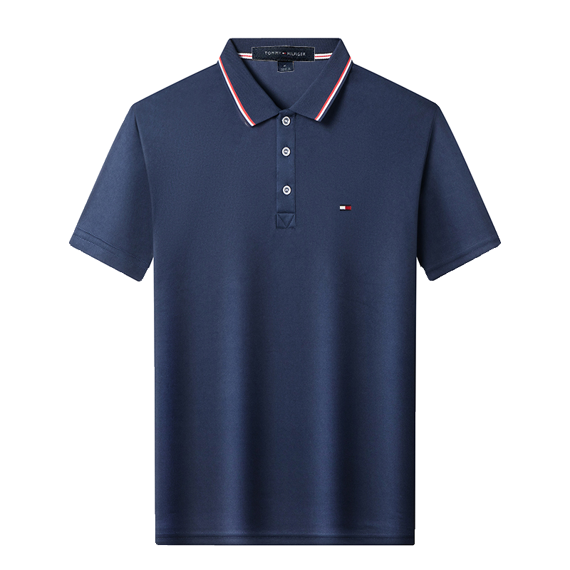 tommy-american straight-priced, male-to-female, short-sleeved, high-end silky-golf polo