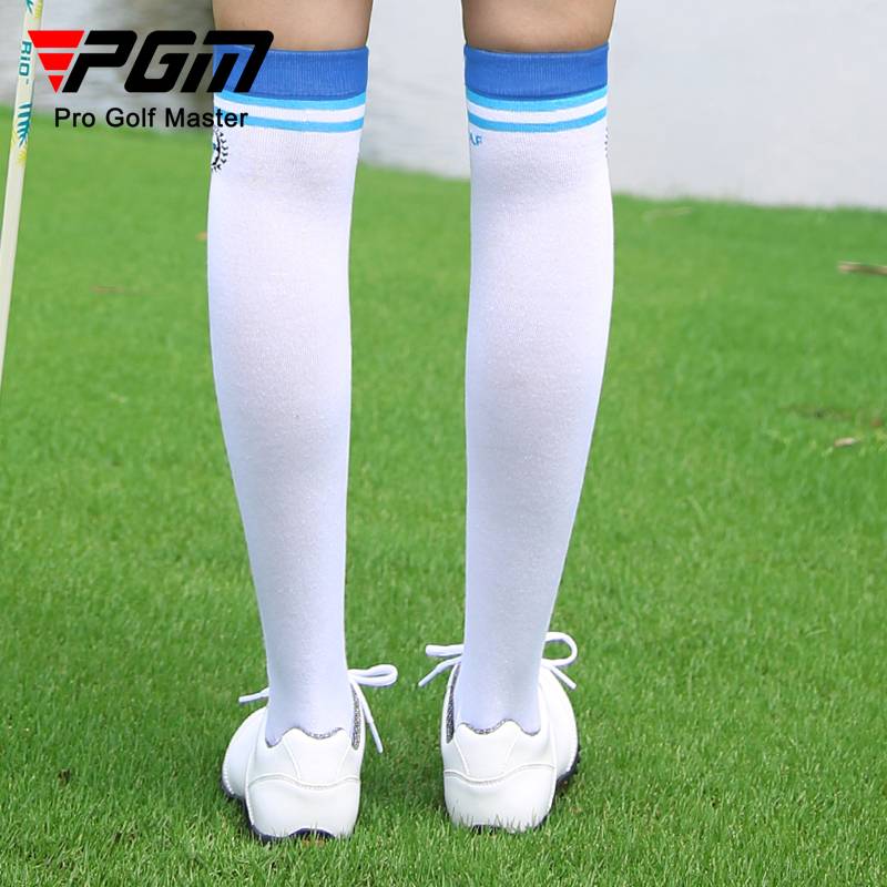 PGM golf socks Children's high tube long tube sunscreen socks four seasons all -round clothing is thin and higher than knee socks