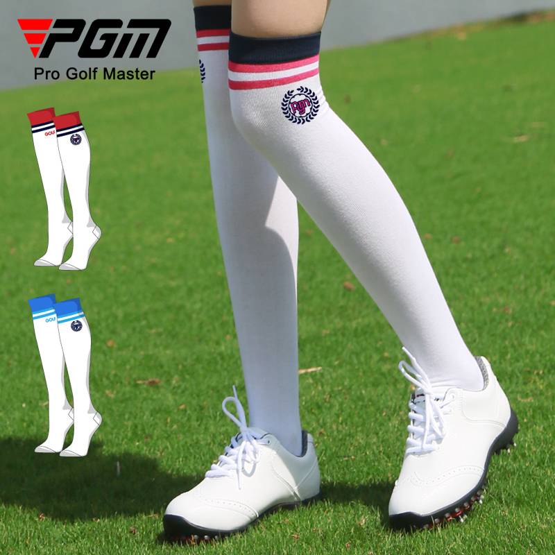 PGM golf socks Children's high tube long tube sunscreen socks four seasons all -round clothing is thin and higher than knee socks