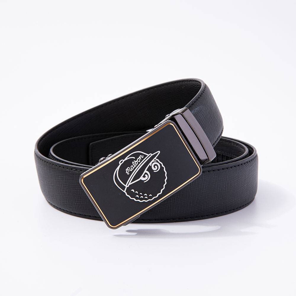 23 new Korean golf leather abrasion -resistant leather couple men and women universal belt automatic belt