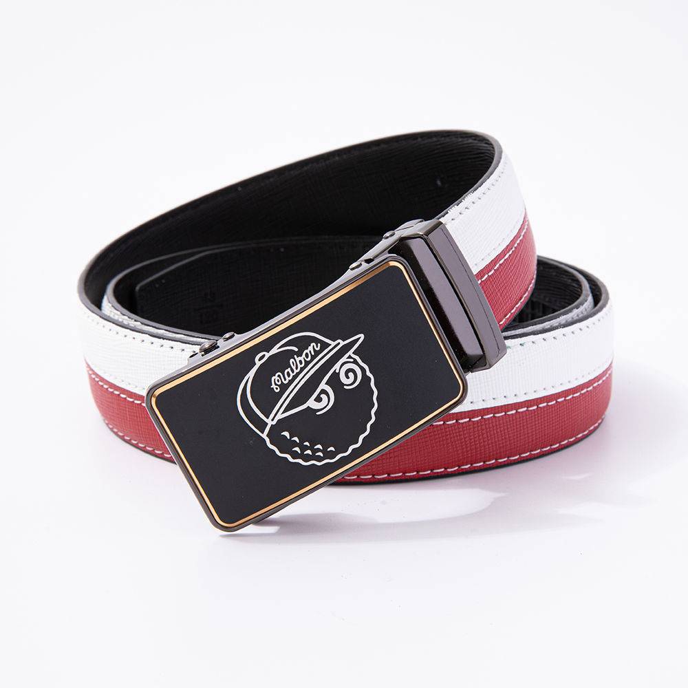 23 new Korean golf leather abrasion -resistant leather couple men and women universal belt automatic belt