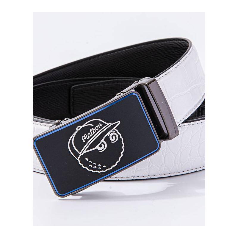 23 new Korean golf leather abrasion -resistant leather couple men and women universal belt automatic belt