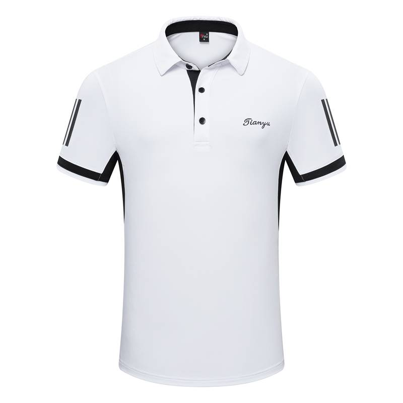 Summer Golf clothing men's short -sleeved T -shirt POLO shirt lapel sports casual clothes and clothing can be customized