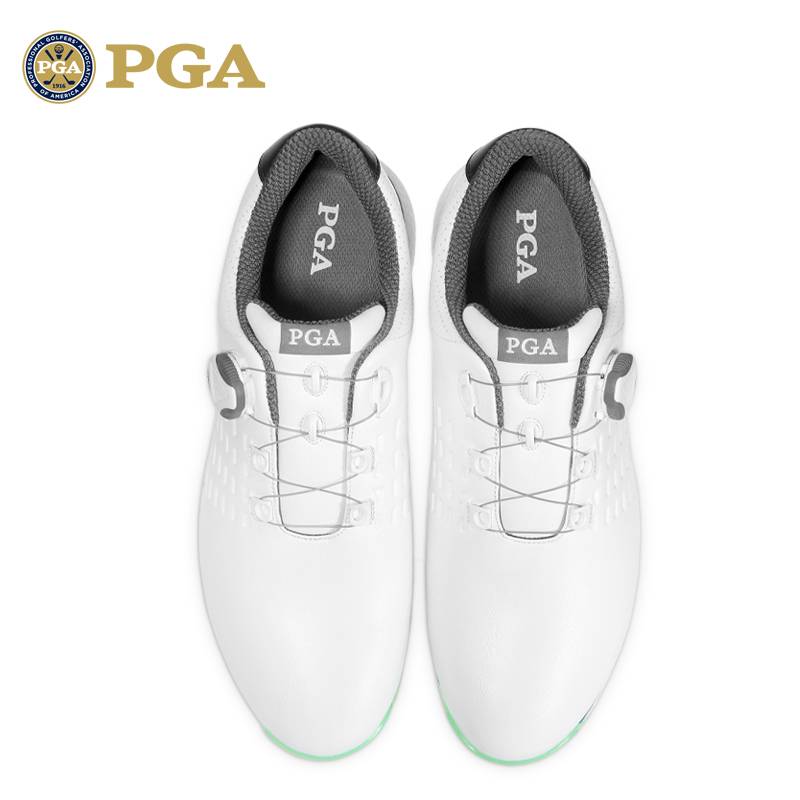 American PGA golf shoes men's waterproof shoes anti -side skate nail knob knob shoe laces popcorn