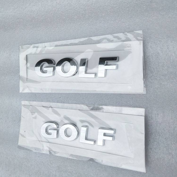 FAW -Volkswagen Golf Character Camera Patch Golf 6 7 7.5 car logo decoration letter letter