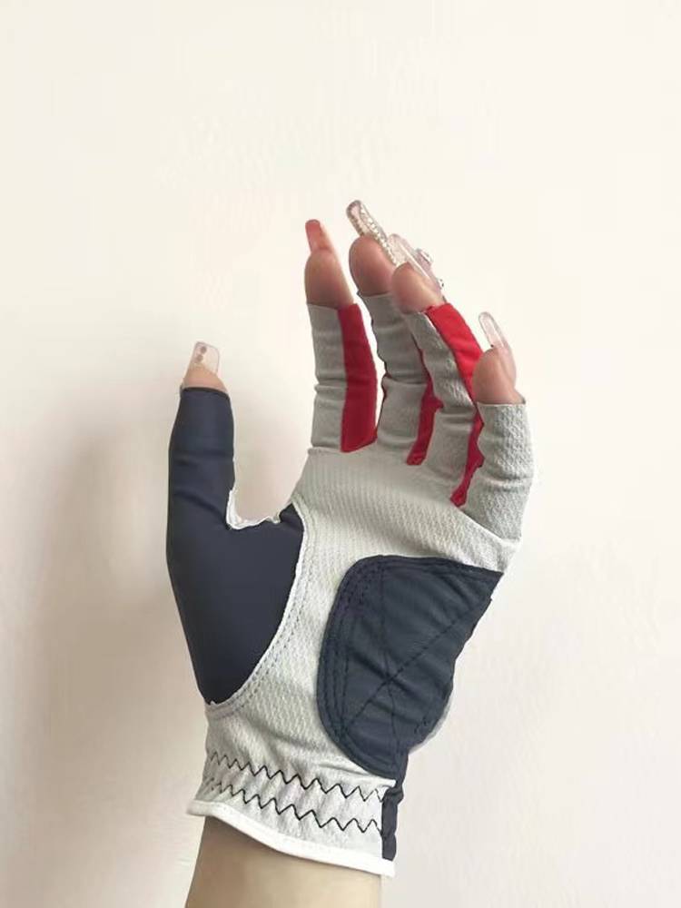Golf gloves ladies dew fingers with both hands in summer sunscreen, anti -slip, abrasion -resistant sports magic paddy thin breathable South Korea