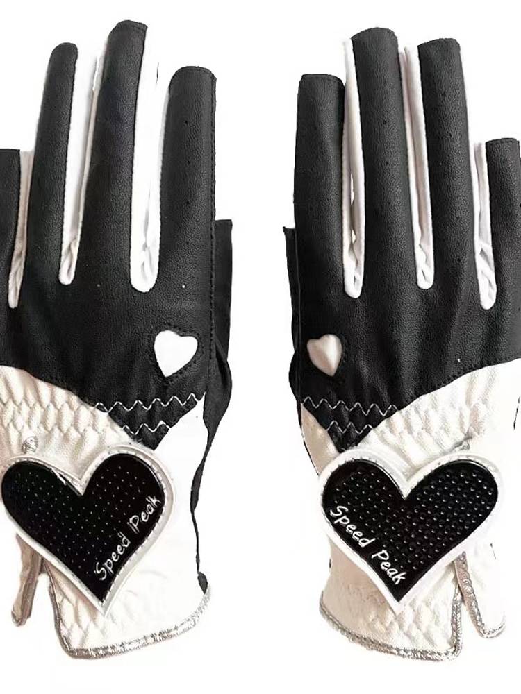 Golf gloves ladies dew fingers with both hands in summer sunscreen, anti -slip, abrasion -resistant sports magic paddy thin breathable South Korea