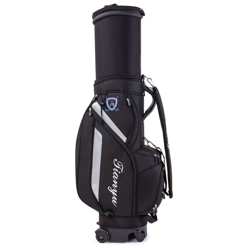 Send the dust -proof set! Golf telescopic ball bag men and women multi -functional aviation consignment standard package universal wheel brakes