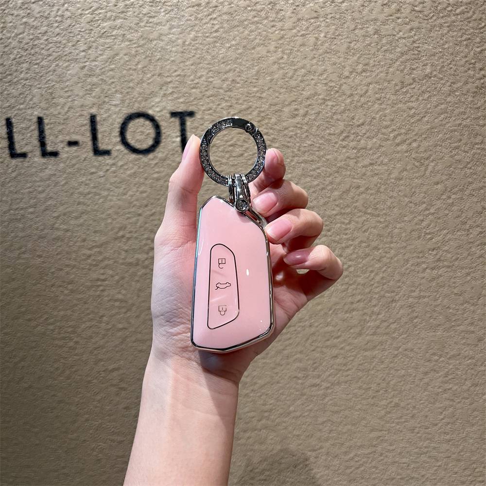 SECTION D - PINK SHELL + PINK DIAMOND DRILL BUTTON