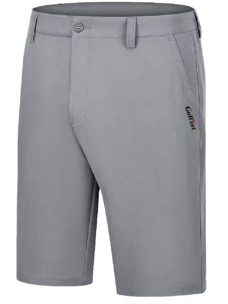 Golf men's shorts, thin fast drying outdoor sports golf penta pants straight pants elastic pants pants