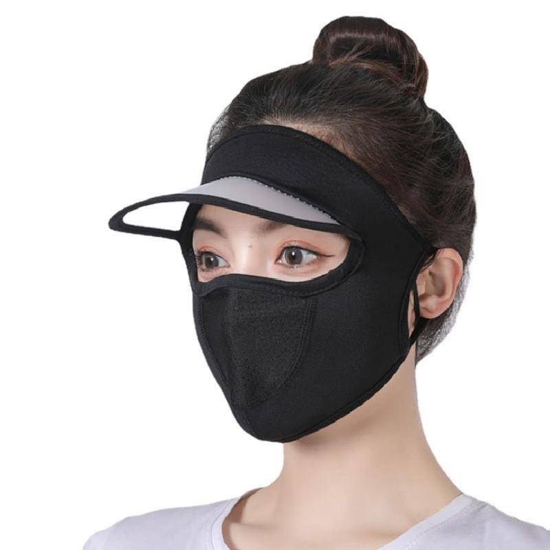 Only the blinded mask is for tan and running face