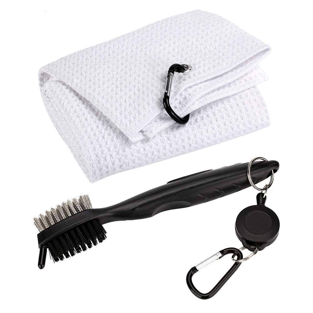 Golf club brush, exquisite hook towel, wipe club club cleaning brush golf accessories clean set