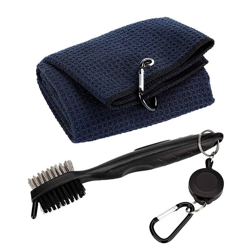 Golf club brush, exquisite hook towel, wipe club club cleaning brush golf accessories clean set
