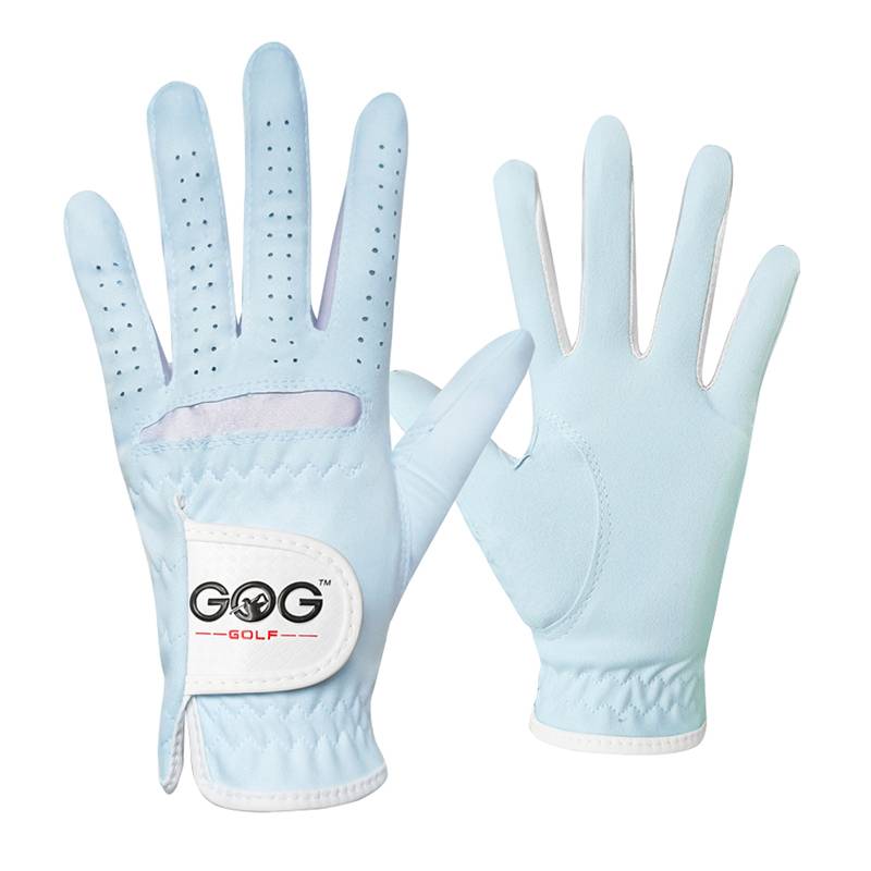 Golf gloves imported ultra -slim cloth sunscreen and breathable ladies student big children's hands can be washed