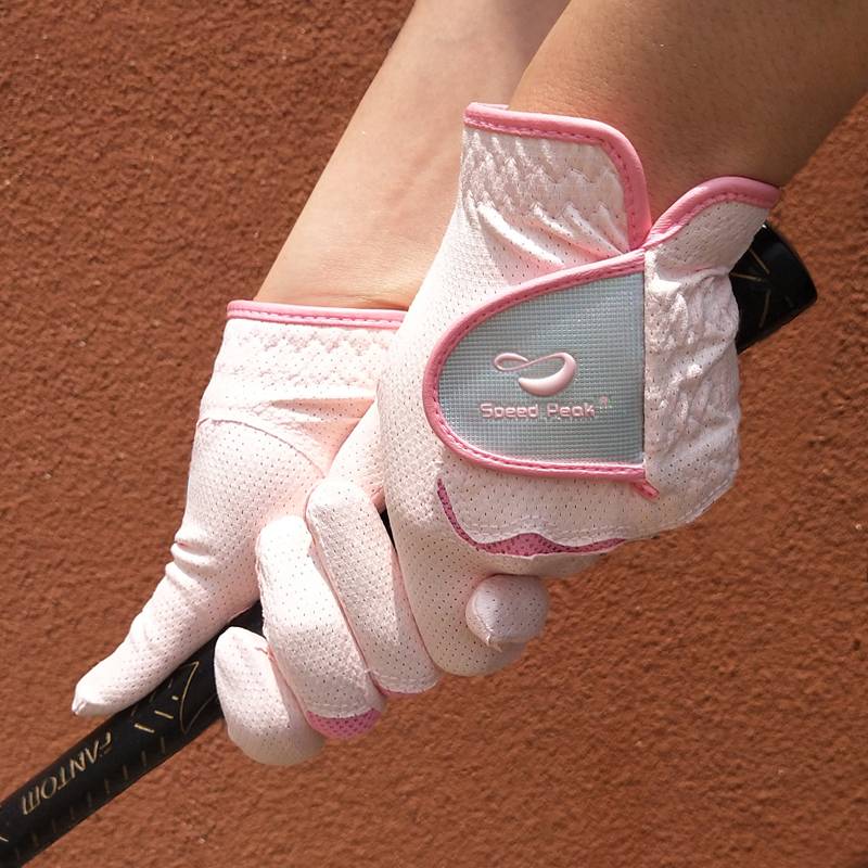Korean golf lady sunscreen in summer thin gloves white black pink boy non -slip and wear -resistant hands