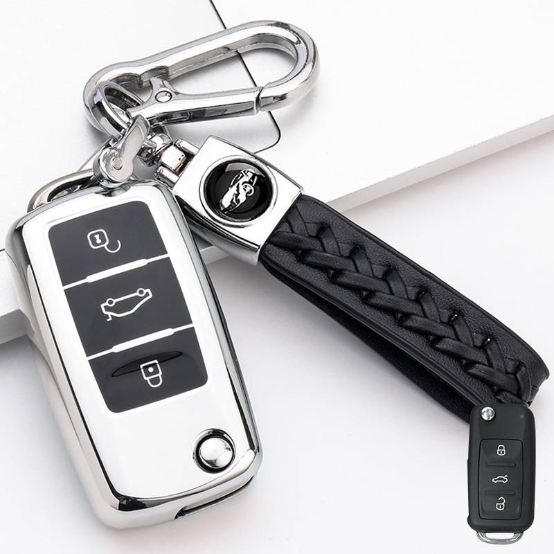 Volkswagen Folding A model [Platinum Silver]+Pure hand -knitted double buckle (all -inclusive model)