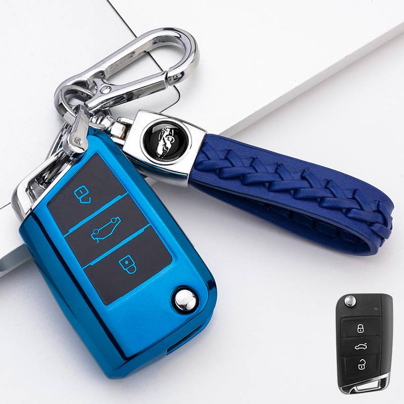 Volkswagen Folding B (Gem Blue]+Pure hand -woven double buckle (all -inclusive model)