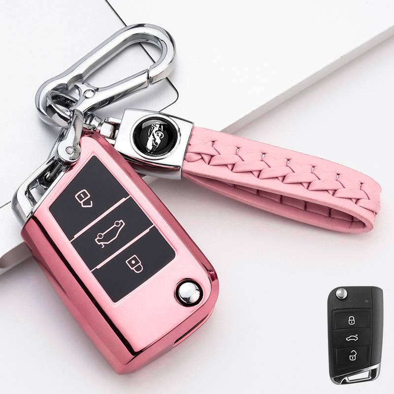 Volkswagen Folding B (Rose Gold]+Pure hand -woven double buckle (all -inclusive model)